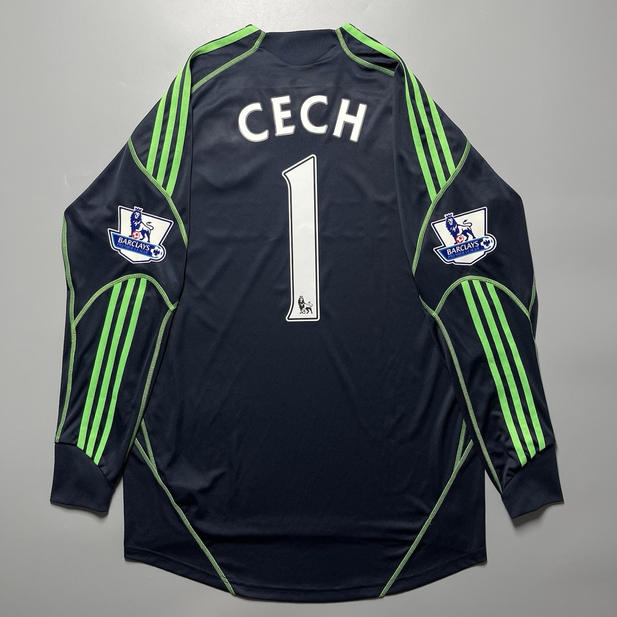 CHELSEA ADIDAS 2009/2010 FOOTBALL GOALKEEPER JERSEY #1 CECH SIZE