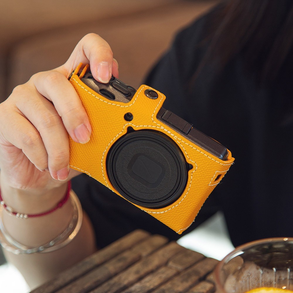 For Ricoh GR4 GRIV Camera Collocation Real Leather Half Full Case