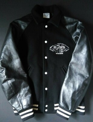 BBC Ice Cream Hot Rod Leather Varsity Jacket Billionaire Boys Club