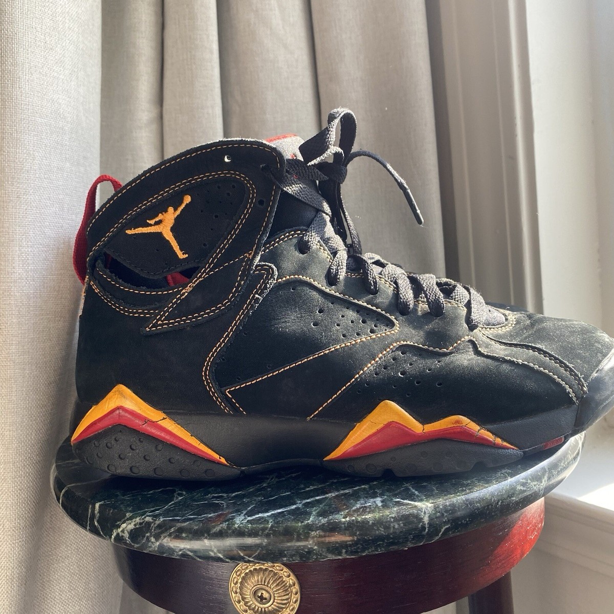 Jordan 7 Citrus 2006 Men's Size 8 Nike Air Jordan VII Retro Black