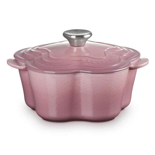 Le Creuset Cocotte Fleur Mauve Pink | eBay