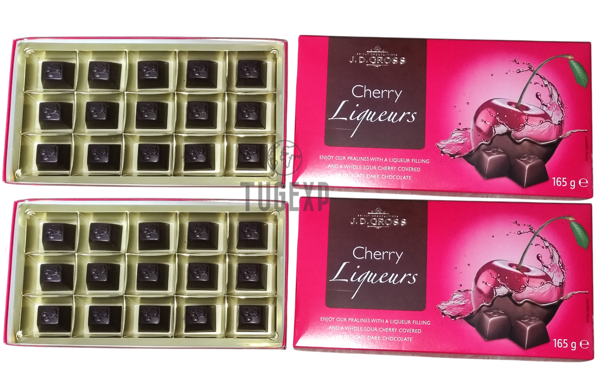 Chocolates 30 Cherry Liqueurs CHRISTMAS Sweet Gift Like Ferrero
