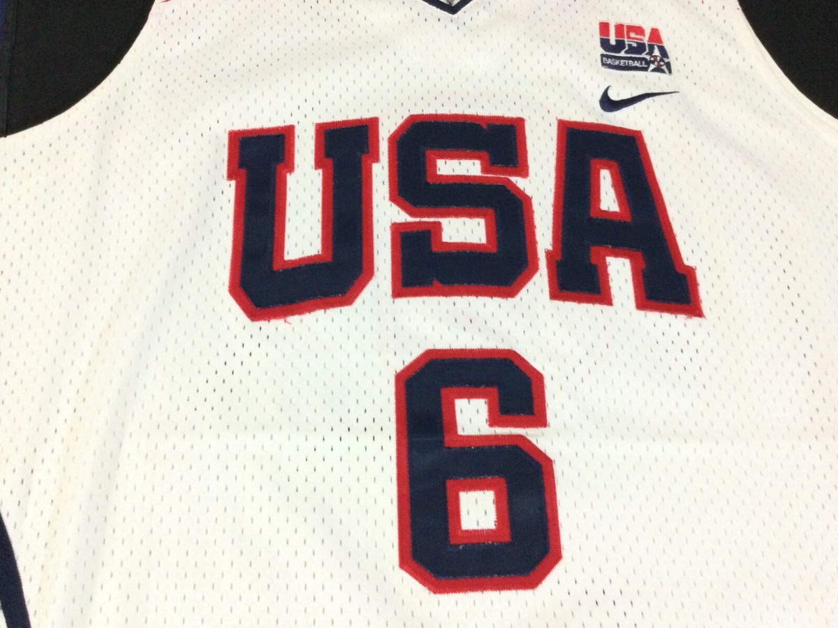 Olympic USA team Basketball NBA LeBron James #6 Nike Jersey