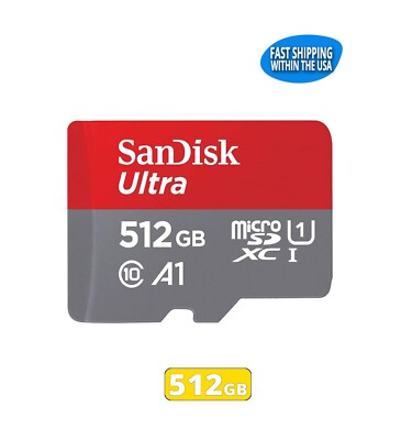 Sandisk Ultra 512GB MicroSD Memory Card Steam Deck Nintendo Switch