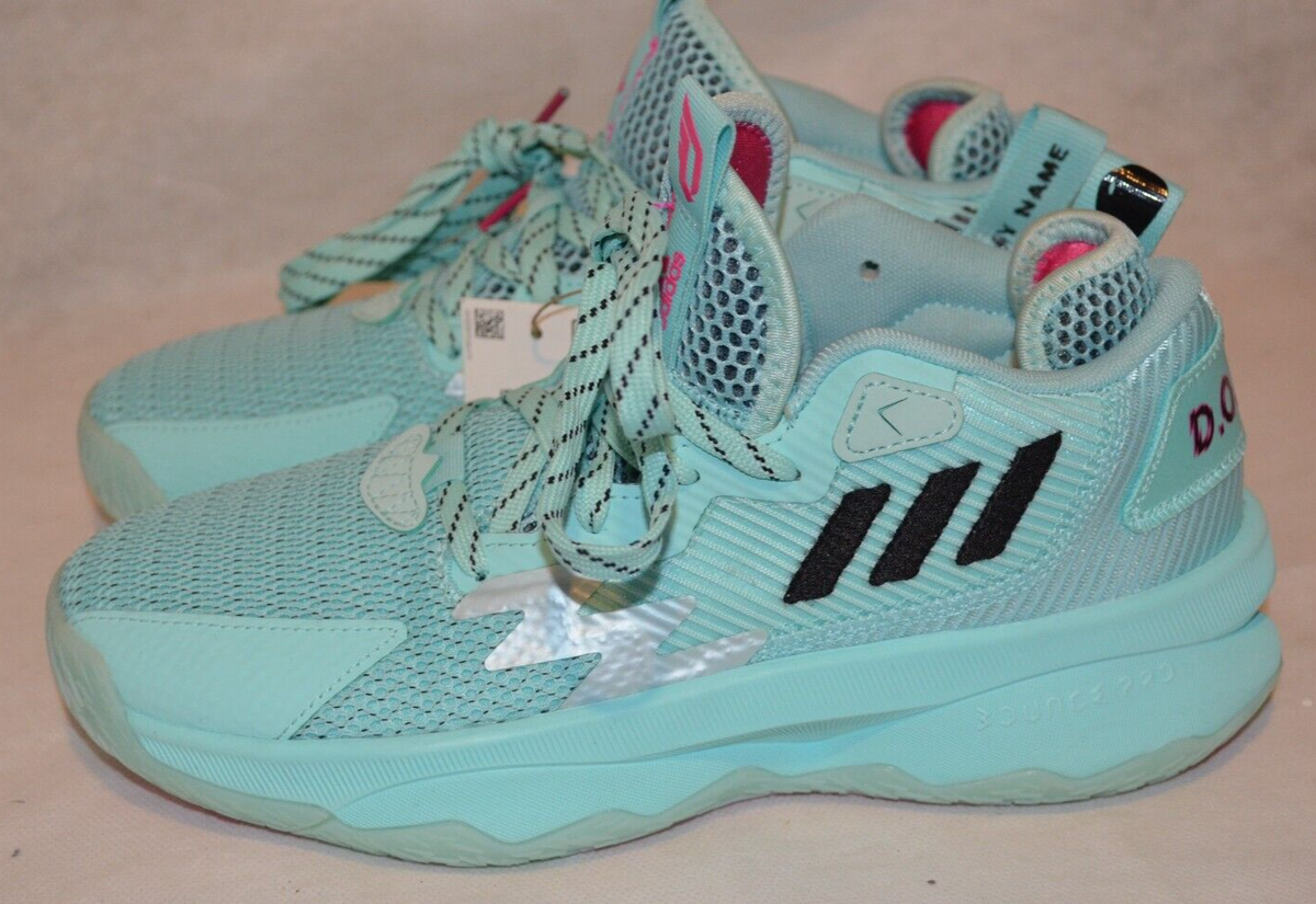 NWT ADIDAS DAME 8 DAMIAN LILLARD ENERGY AQUA BLACK GZ6475 Respect