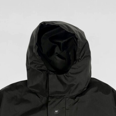 NEW Yeezy Gap Balenciaga T-Cut Parka Magnet Closure Rain Jacket