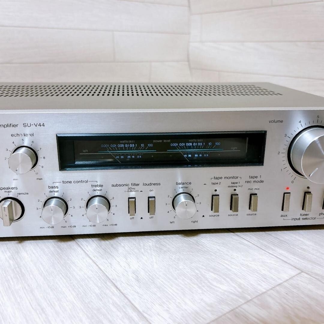 Technics SU-V44 Vintage Amplifier Confirmed Operation Used From