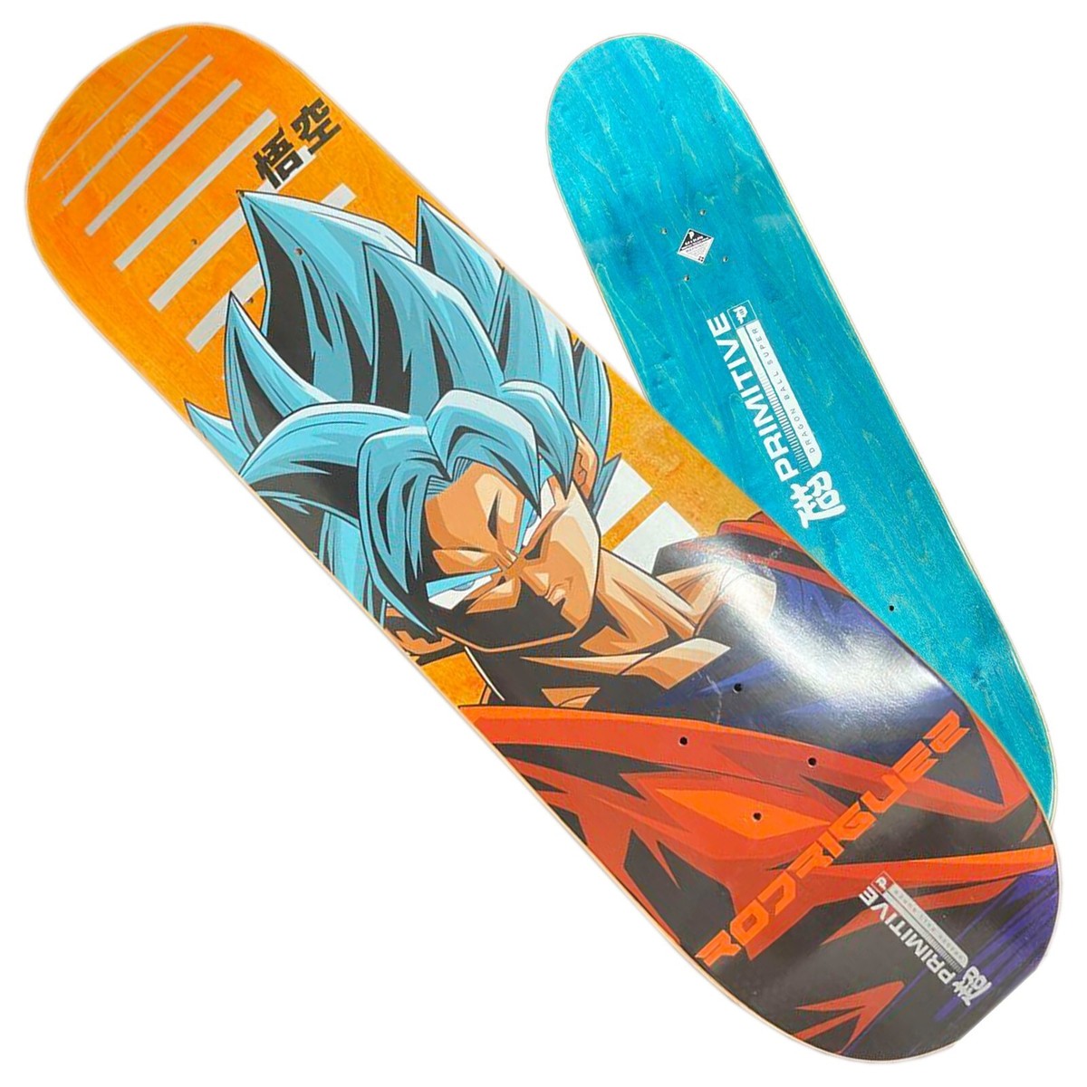 PRIMITIVE DRAGON BALL SUPER Son Goku Skateboard Deck Wall Art