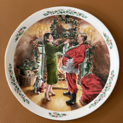 Royal Doulton Christmas Plates 1989-1992 Set of 4 | eBay