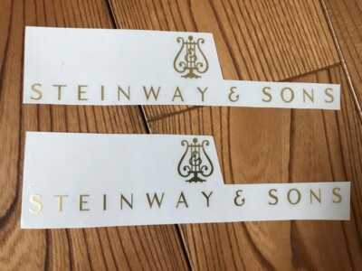 Steinway Decal Sticker 2 sheets Approx. 25cm | eBay