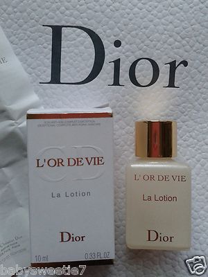 Dior L'Or de Vie la Lotion 10ml x 2 = 20ml NIB | eBay