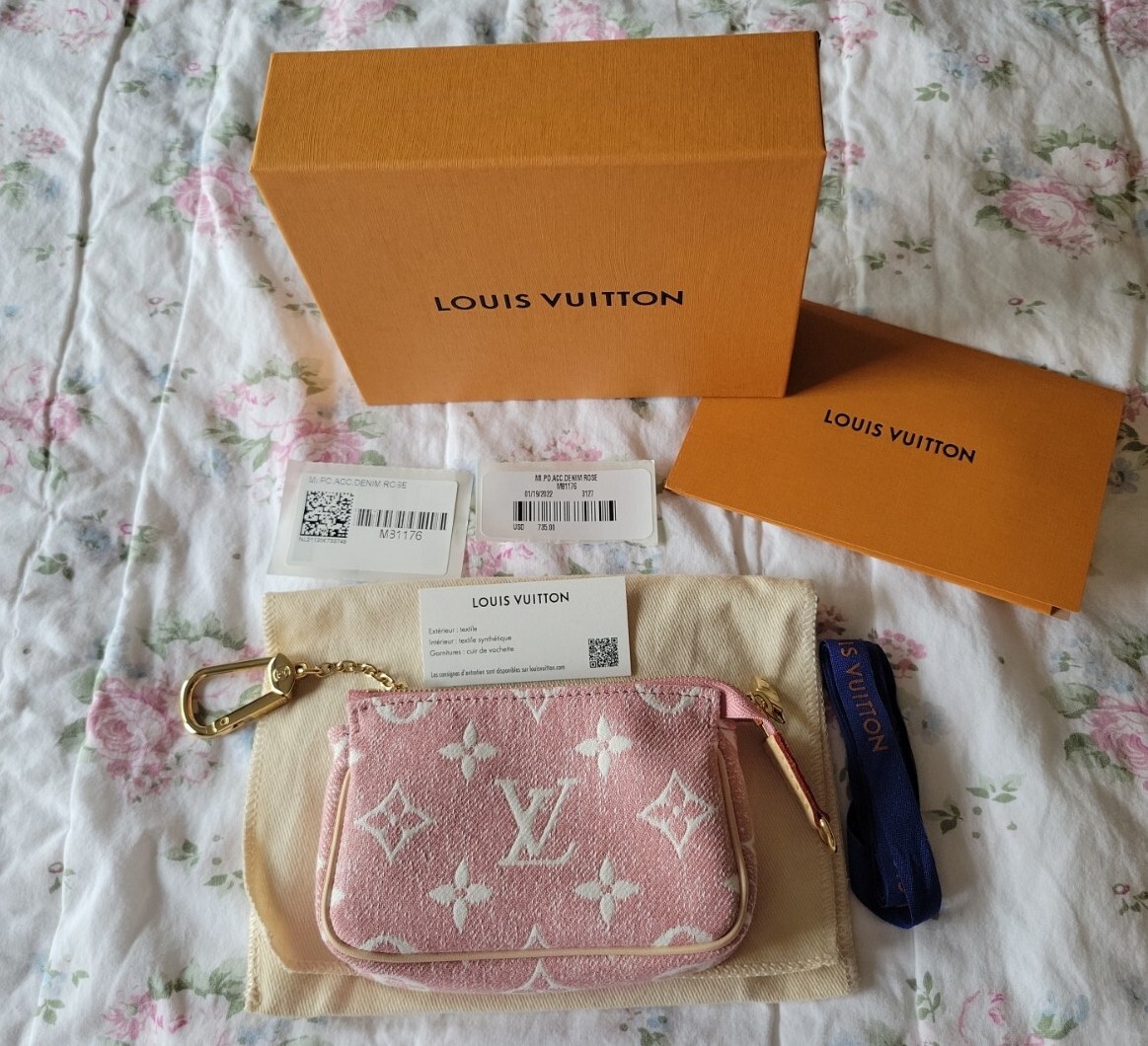 LOUIS VUITTON Micro Pochette Accessoires Key Case M81176 Monogram