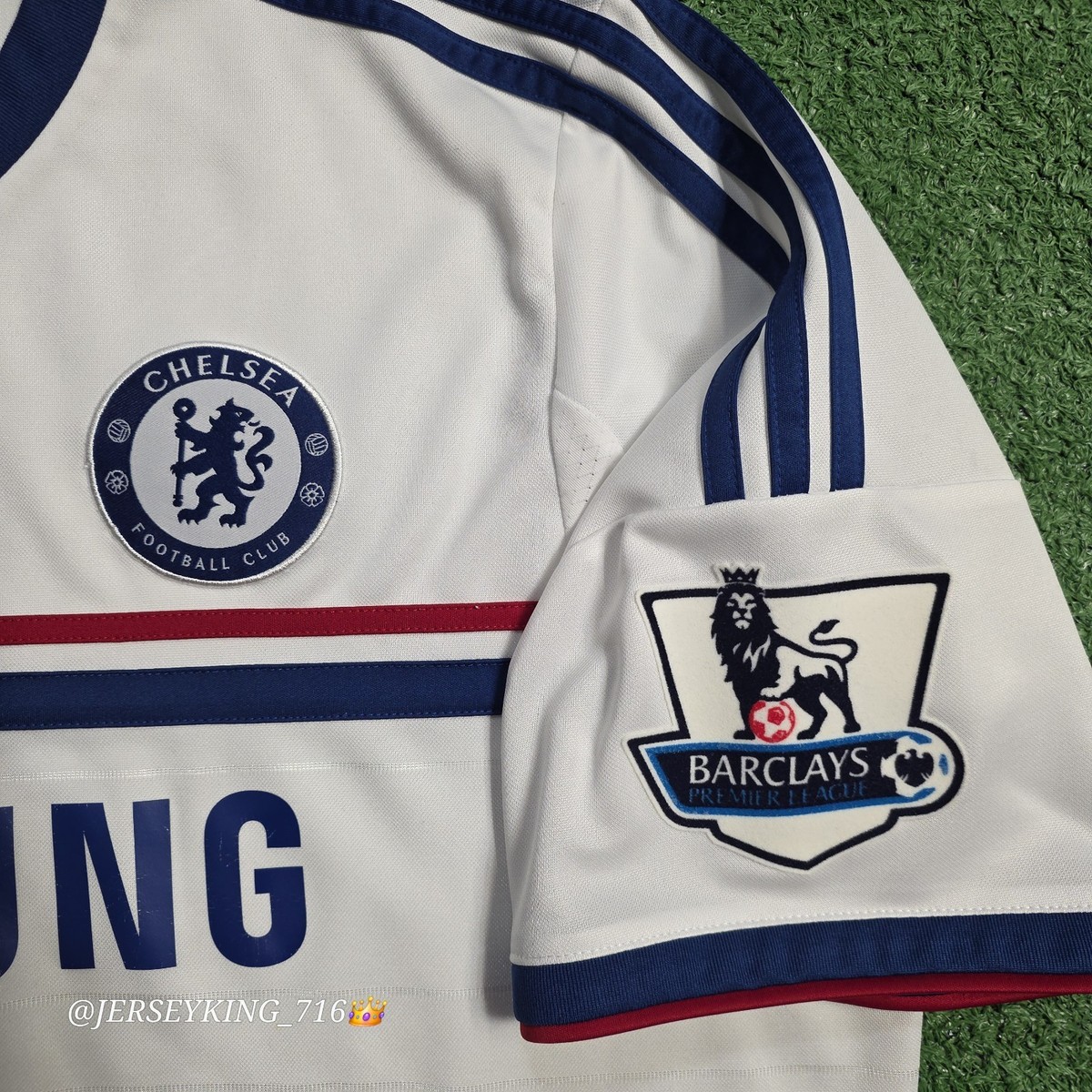 🇬🇧Adidas Chelsea FC Frank Lampard#8 2013/2014 away Jersey Rare