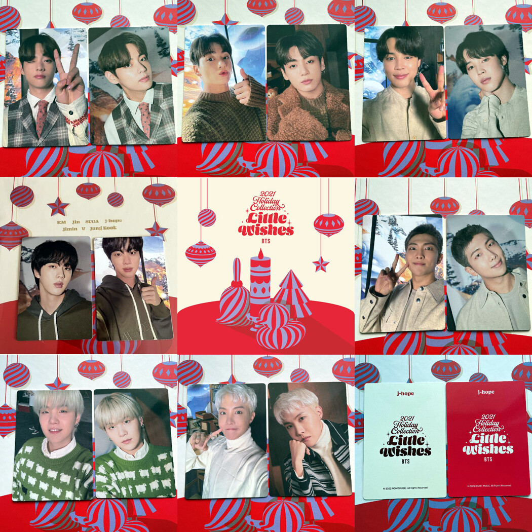 BTS HOLIDAY COLLECTION Little Wishes 2021 Special Box Photo Card