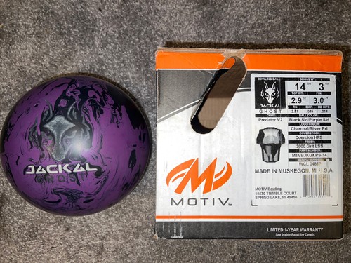 ボウリング ボール モーティブ ジャッカルゴースト 15p3oz 美品