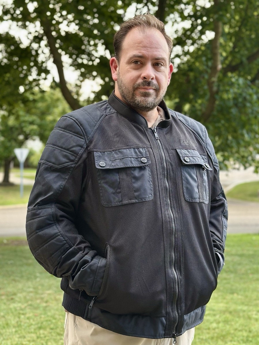 LIKE NEW Harley-Davidson® Men's Zephyr Mesh Jacket w/ Zip-Out