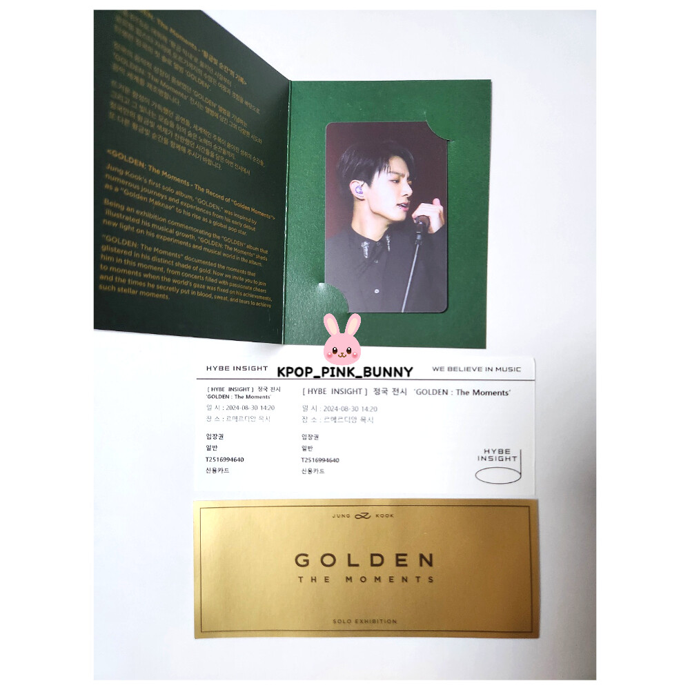 BTS JUNGKOOK Exhibition 'GOLDEN: The Moments' POP UP BENEFIT