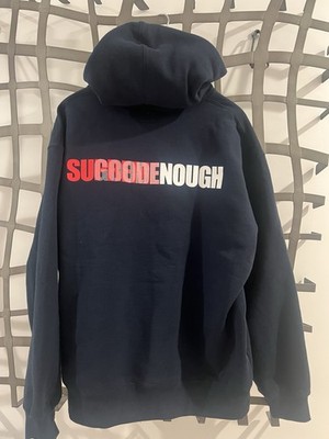 New Supreme GOODENOUGH Hooded Sweatshirt Navy Mens L | eBay