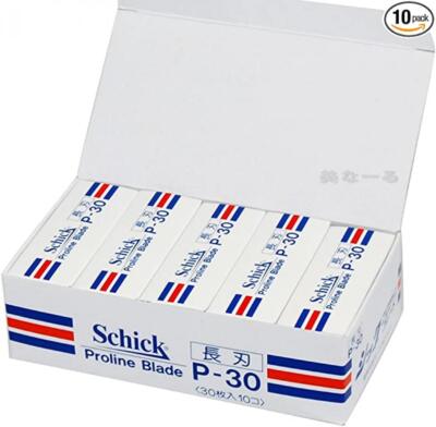 Schick Proline Blade 30 x 10set 300pcs P-30 New JAPAN Import | eBay