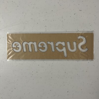 Supreme Grip Tape Box Logo Sticker Set 2006 Black Brand New Rare