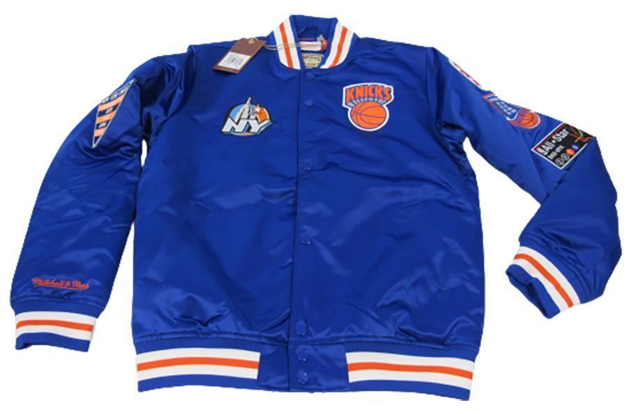 2X Champ 70-73 New York Knicks Mens Mitchell & Ness Heavy Satin