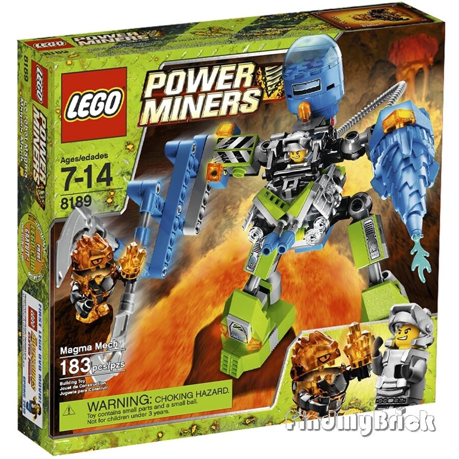 NEW - Lego Power Miners 8189 Magma Mech - Authentic Factory Sealed