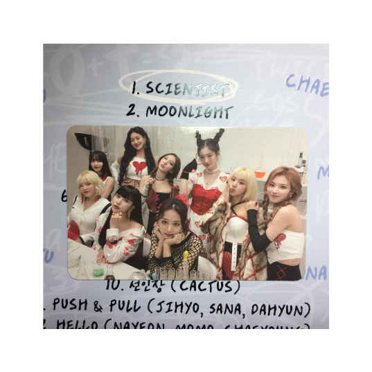 Twice Official ID Card and Photocard Twice 3rd Album Formula of