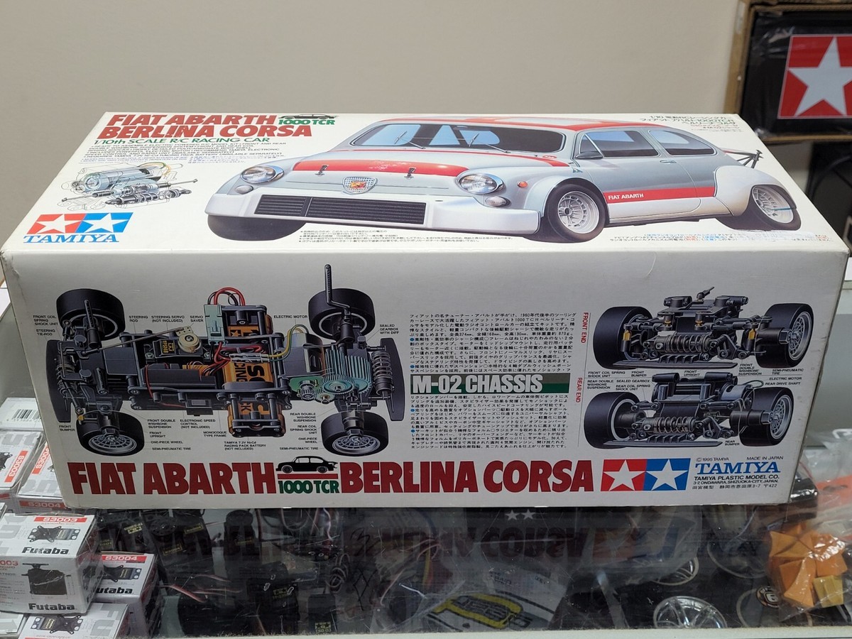 New Tamiya R/C 1/10 FIAT Abarth 1000 TCR Berlina Corsa M-02