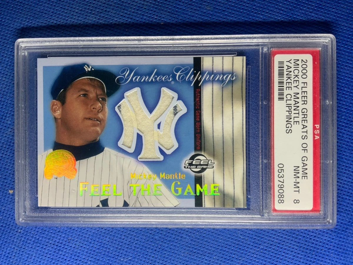 スポーツ選手 2000 FLEER Feel The Game Mickey Mantle MICKEY MANTLE