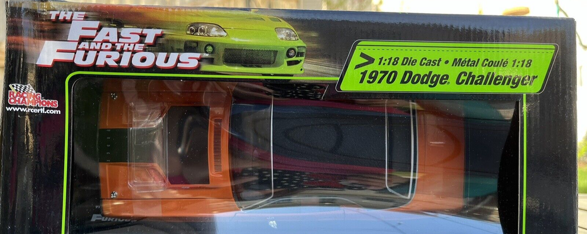 RACING CHAMPIONS FAST AND THE FURIOUS 1970 DODGE CHALLENGER 1:18