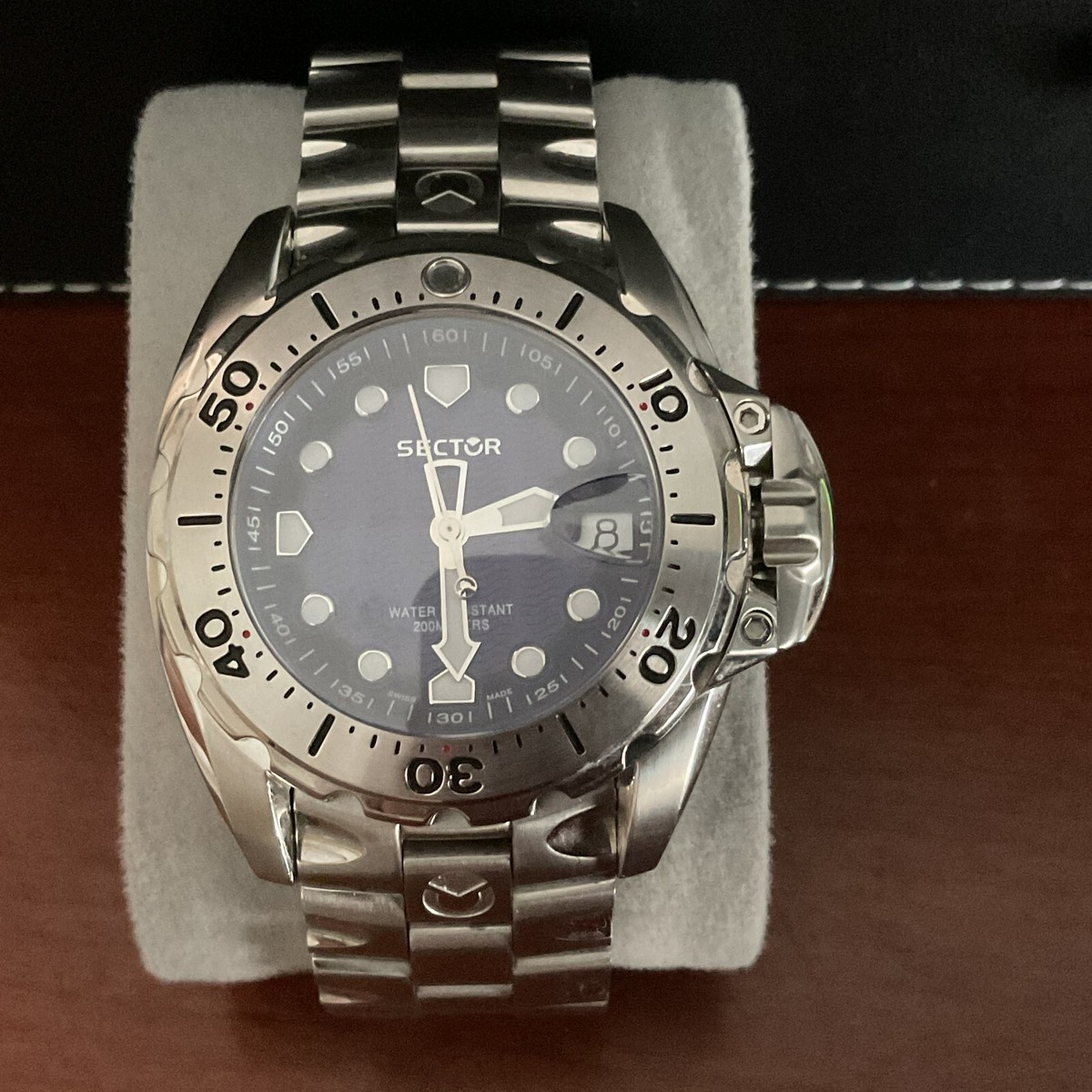 Sector 600 SS Divers Watch, Blue Dial, Completely Refurbished