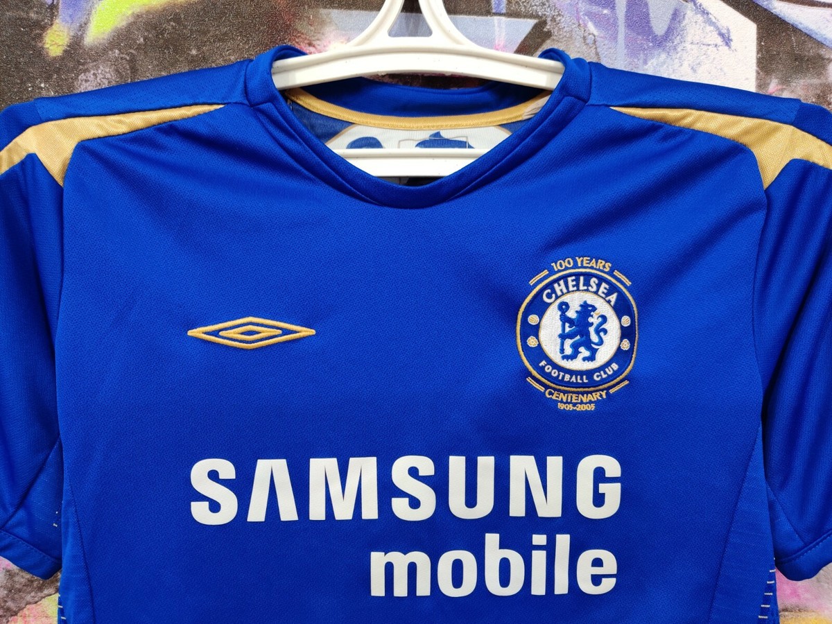 100 Years Chelsea 2005 2006 Home Football Soccer Kit Shorts Jersey