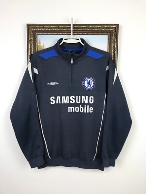 Vintage Umbro Chelsea Football Sweatshirt Soccer Track Top Rare