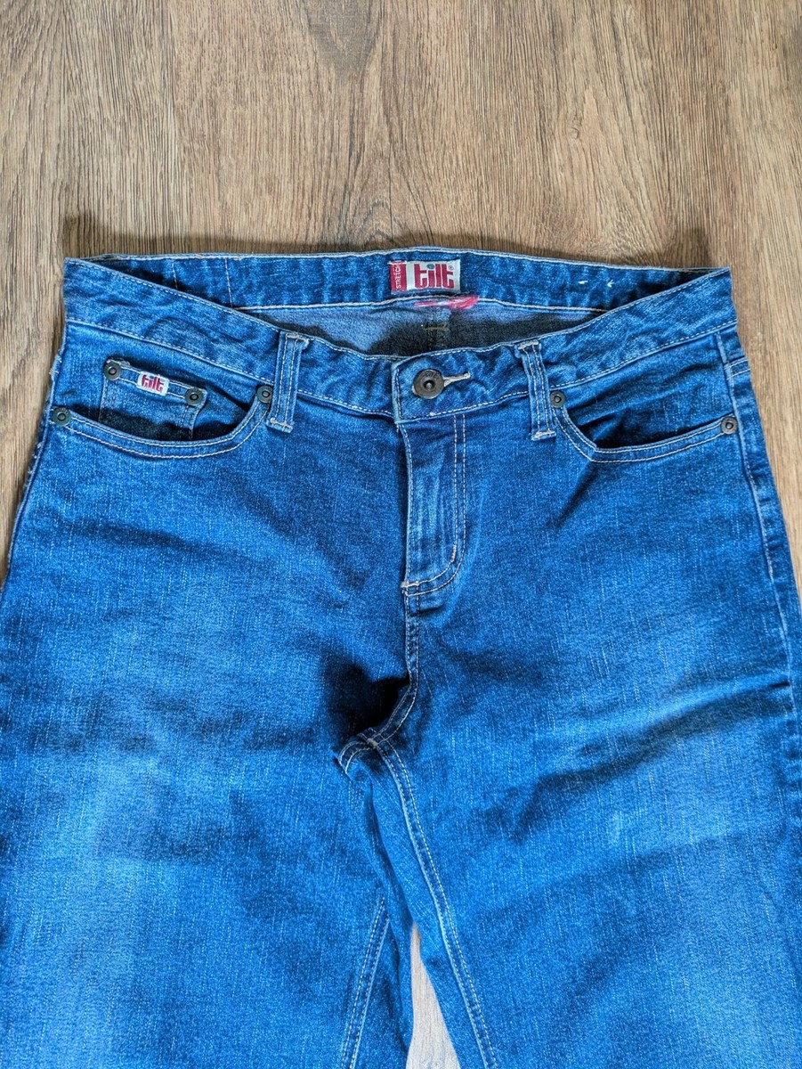 Vintage 90s Y2K TilT Jeans Flare Mid Rise Tall 30 waist x 33