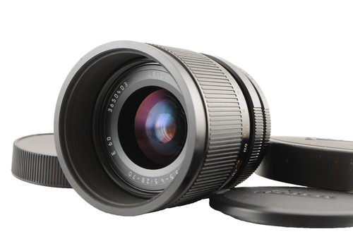 Leica Leitz Lens; Elmar 65mm f3.5; Black; Includes brown leather