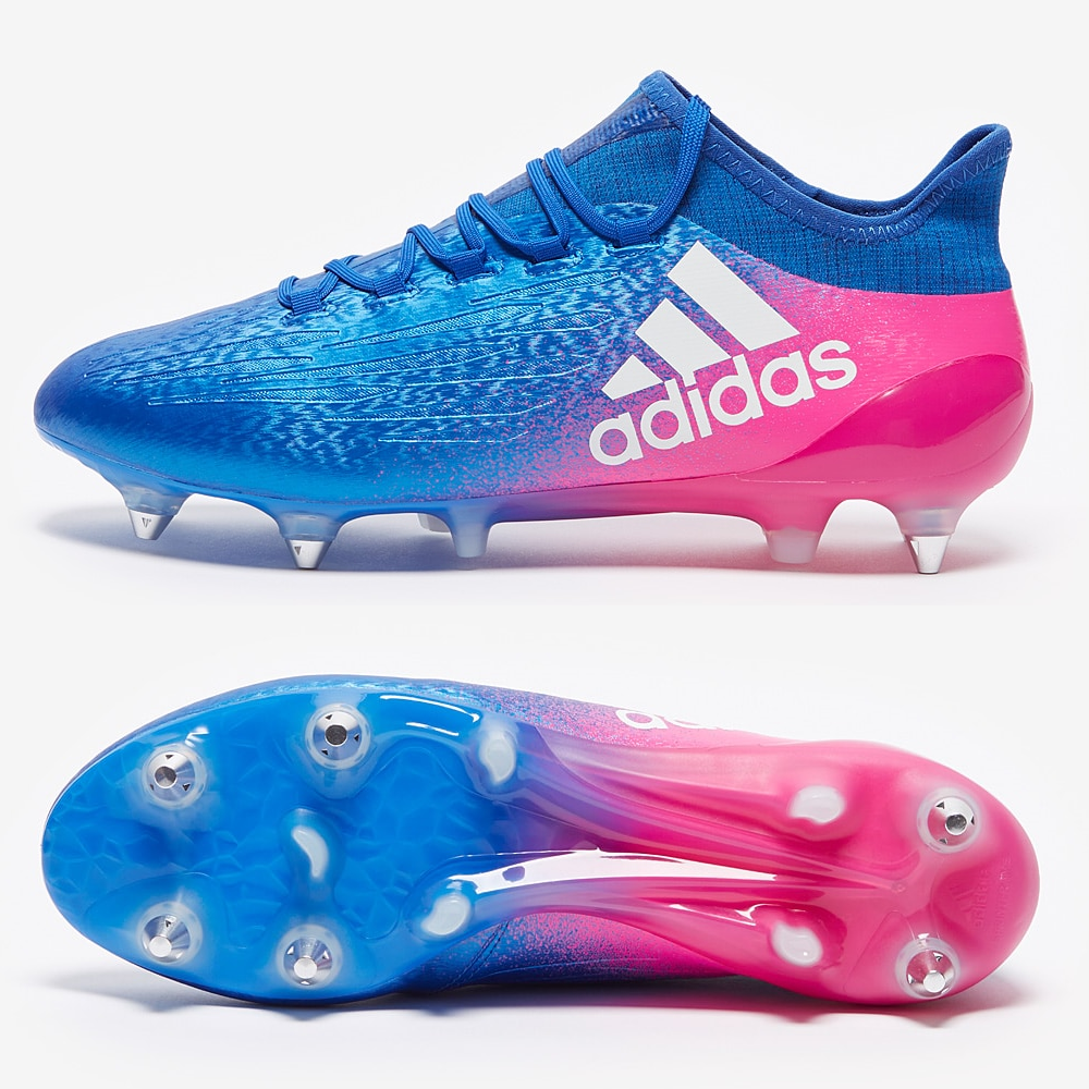 adidas X 16.1 SG Mens SIZE 7 7.5 8.5 Football Boots Blue Pink £170