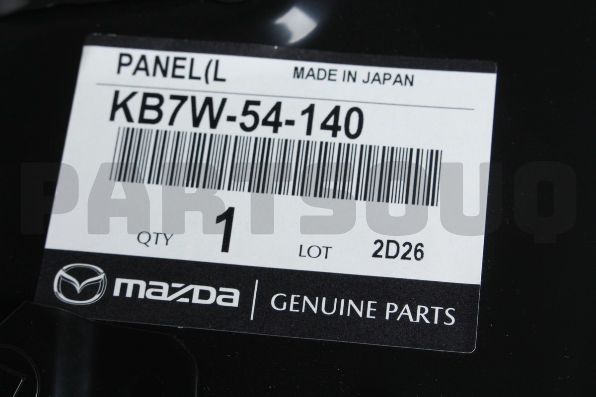 KB7W54140 Genuine Mazda PANEL(L),SHROUD-SIDE KB7W-54-140 | eBay