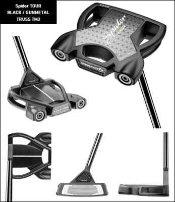 TaylorMade Spider Tour TRUSS TM2 Putter Center Shaft 34inch RH HC