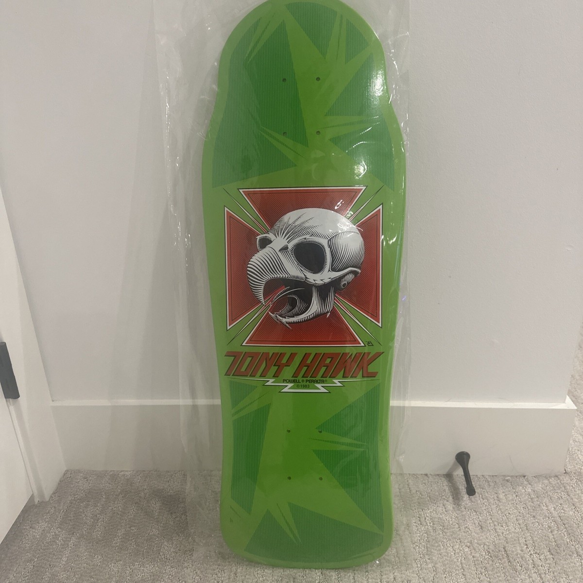 Powell Peralta Series 15 Reissue Tony Hawk Lime Green Skateboard