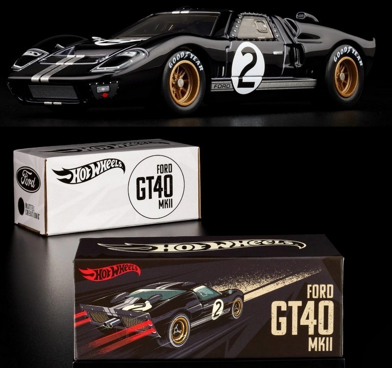 Hot Wheels Collectors RLC Exclusive Black Ford GT40 MkII | eBay
