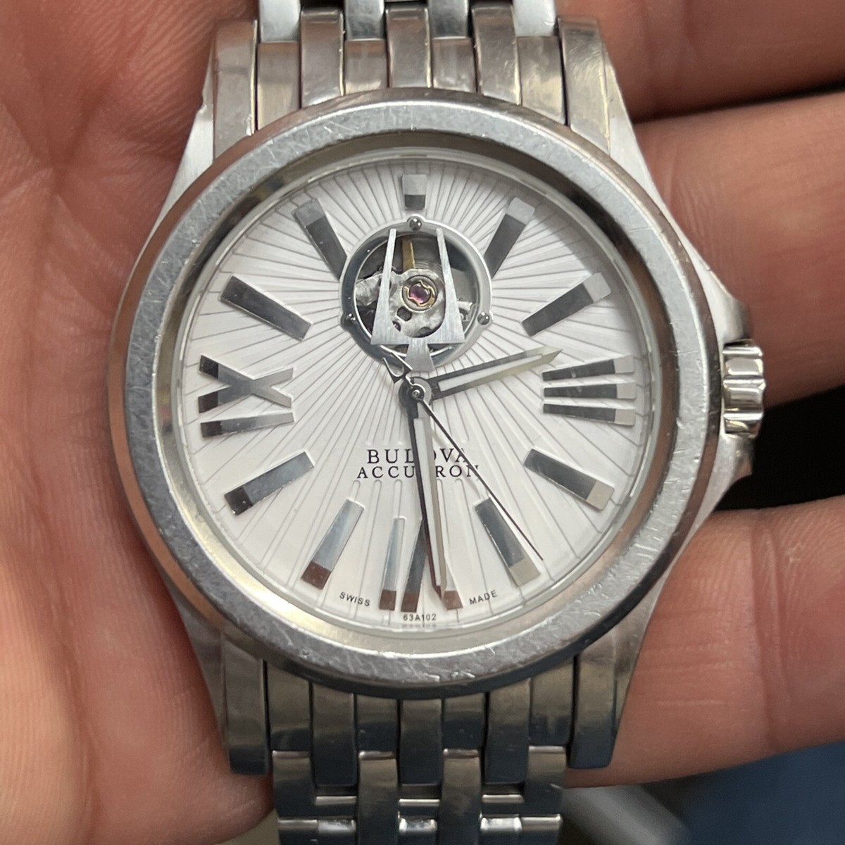 Bulova Accutron 63A102 Swiss Made Stainless Steel Watch | eBay