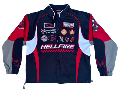 Stranger Things Hellfire Club Moto Racing Jacket Sizes Available