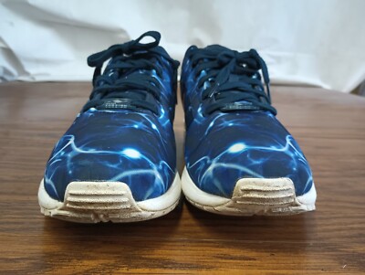 Adidas Originals ZX Flux Torsion Galaxy Print Shoes Blue Men's Sz