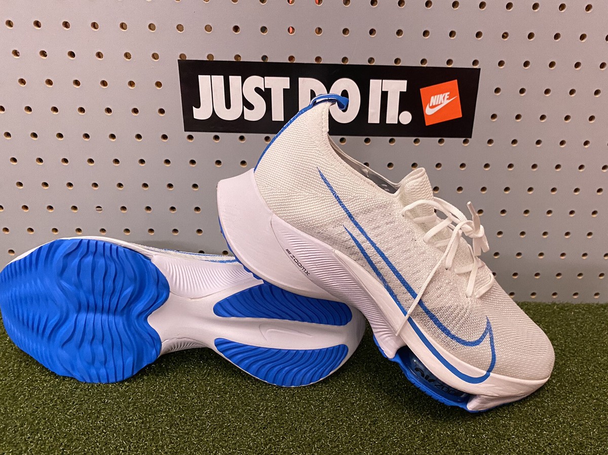 Nike Air Zoom Tempo Next % FK White Blue Running Shoes CI9923 104