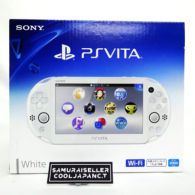 Sony PS VITA Console PCH-2000 ZA12 Wi-Fi White Japan W01 NEW | eBay