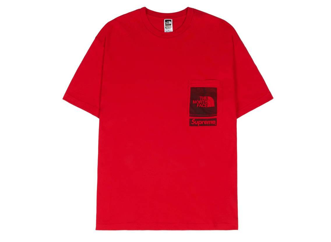 Supreme The North Face Printed Pocket Tee T-shirts Multicolor Size