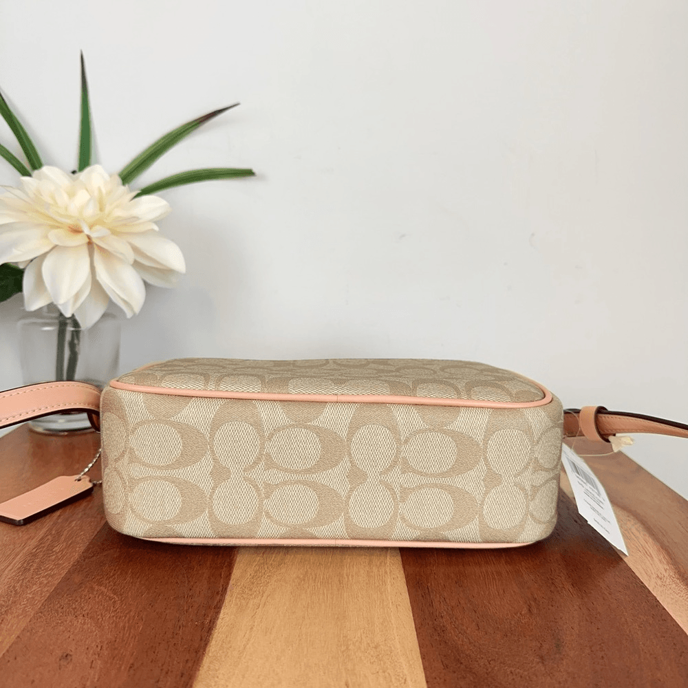 NWT Coach Jamie Camera Bag In Signature Canvas | eBay