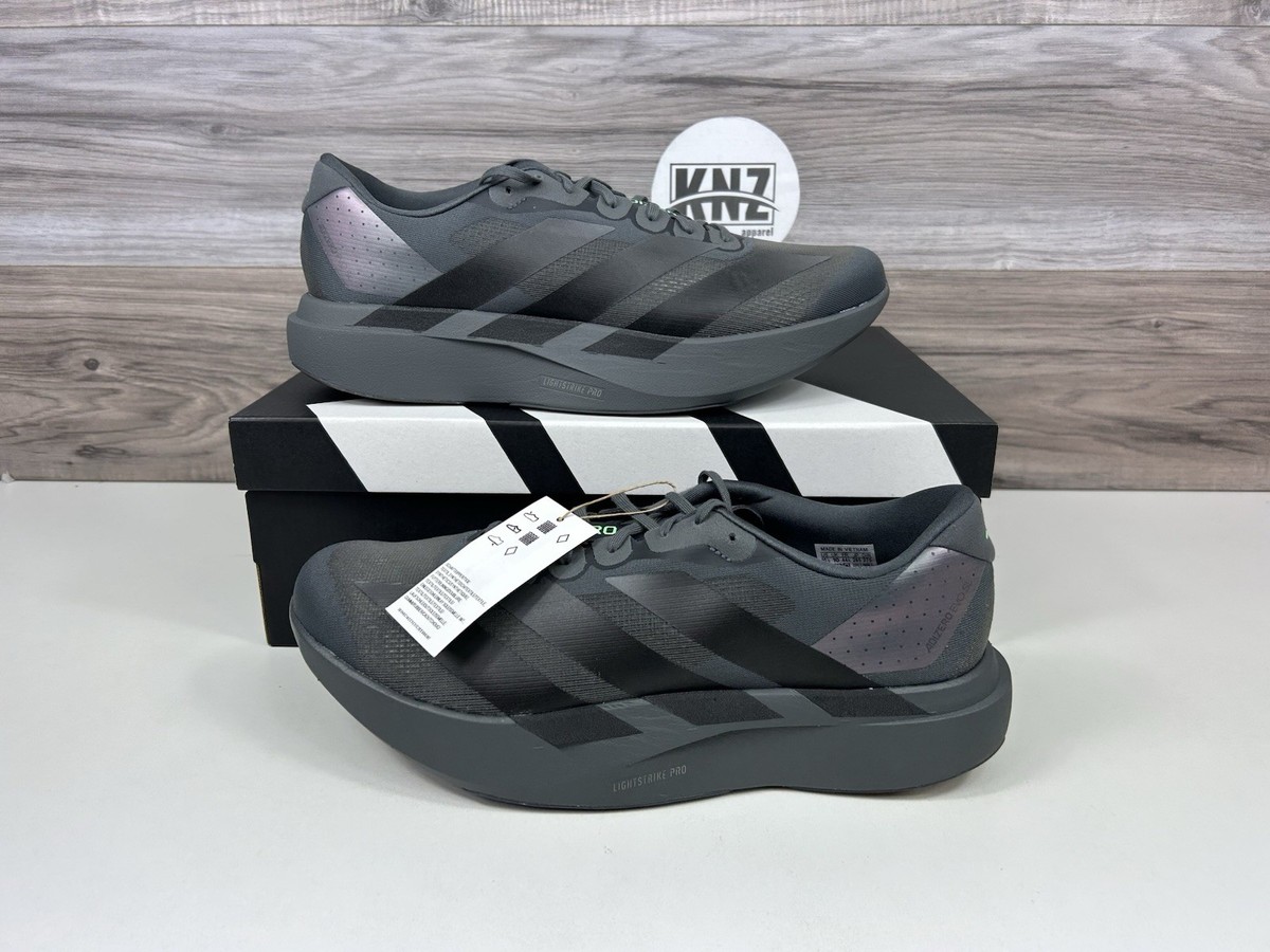 Adidas ADIZERO EVO SL Grey Five Black Lime (KJ1364) Authentic