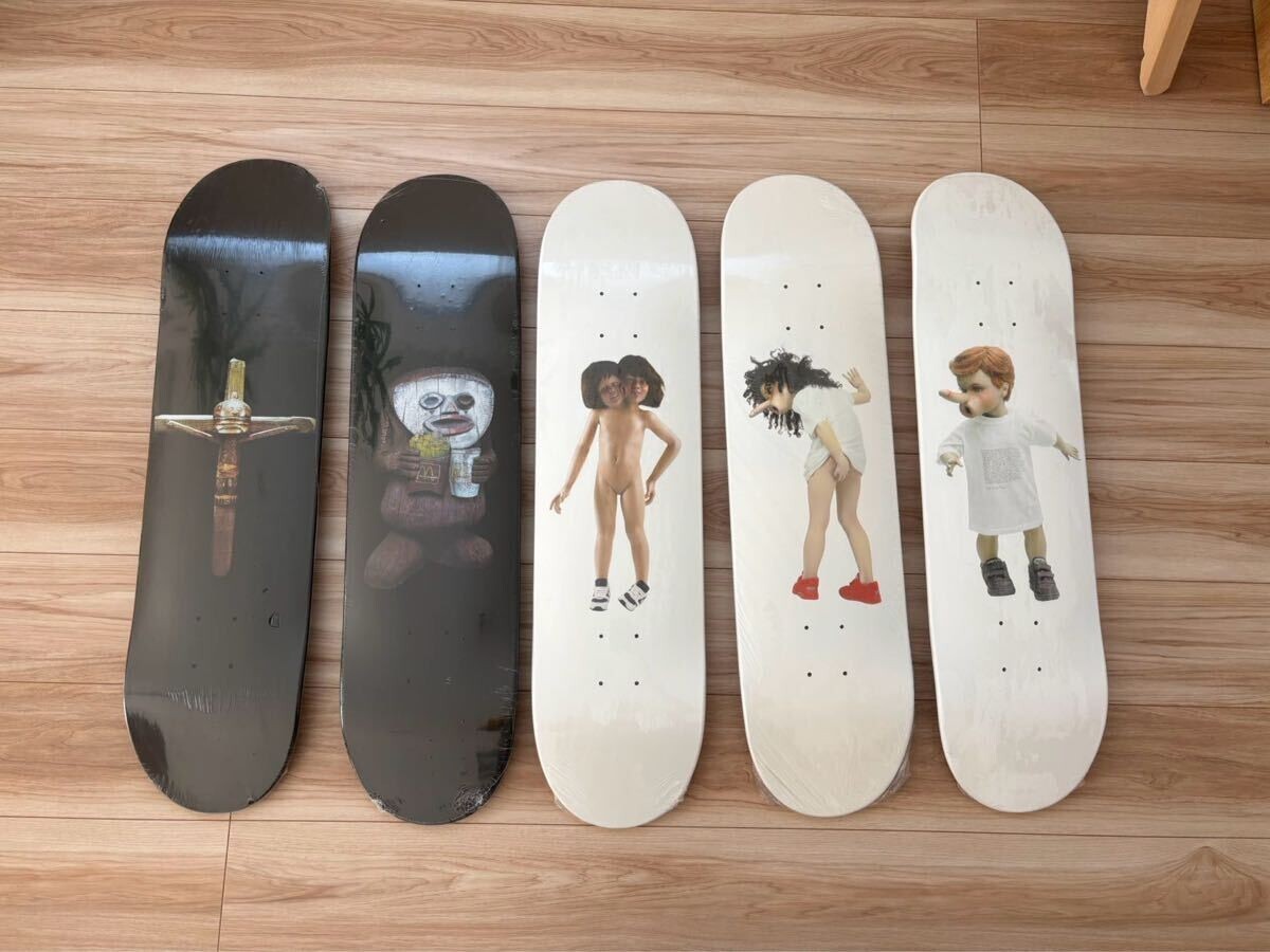 Rare 12 Supreme Chapman Brothers skateboard deck lot set 5 piece