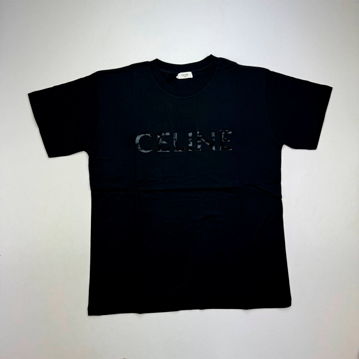 CELINE Men's Oversized T-Shirt with Vinyl Logo Cotton Size M | eBay